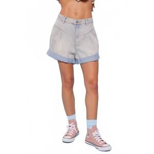 NEW IDEM DITTO baggy denim shorts in washed denim